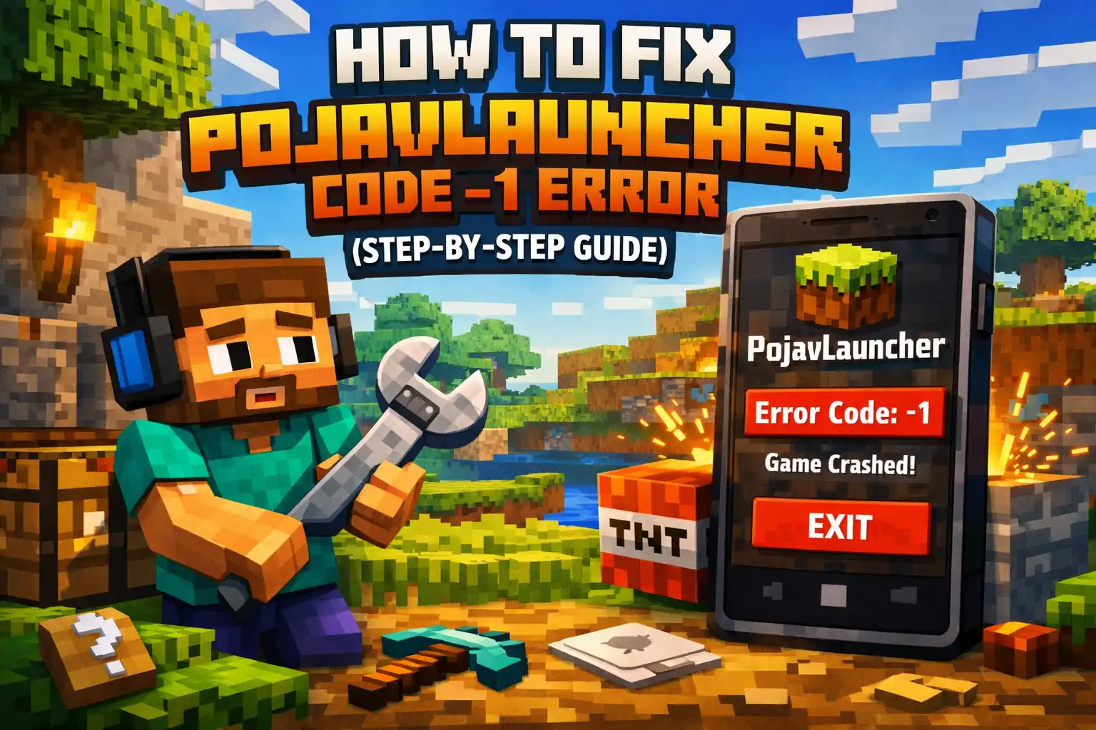 how to fix code 1 error in pojavlauncher