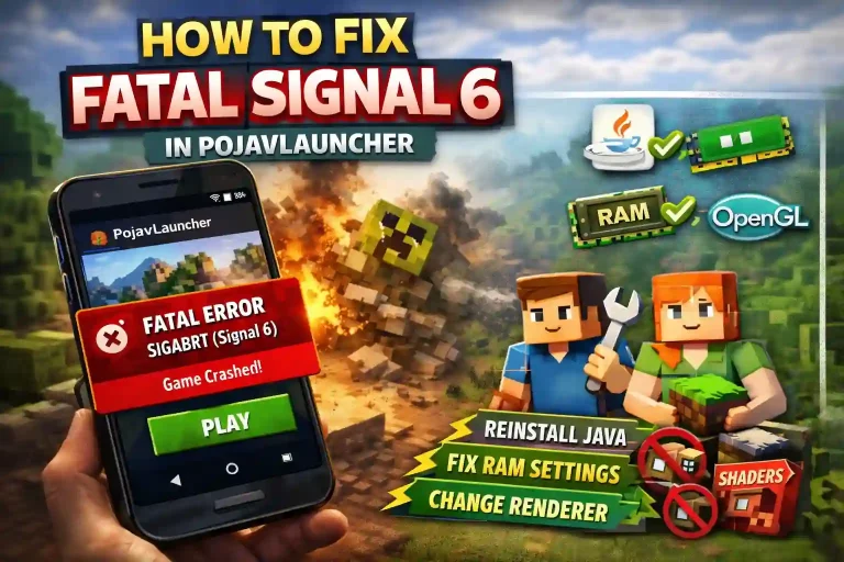 fatal signal 6 in pojavlauncher